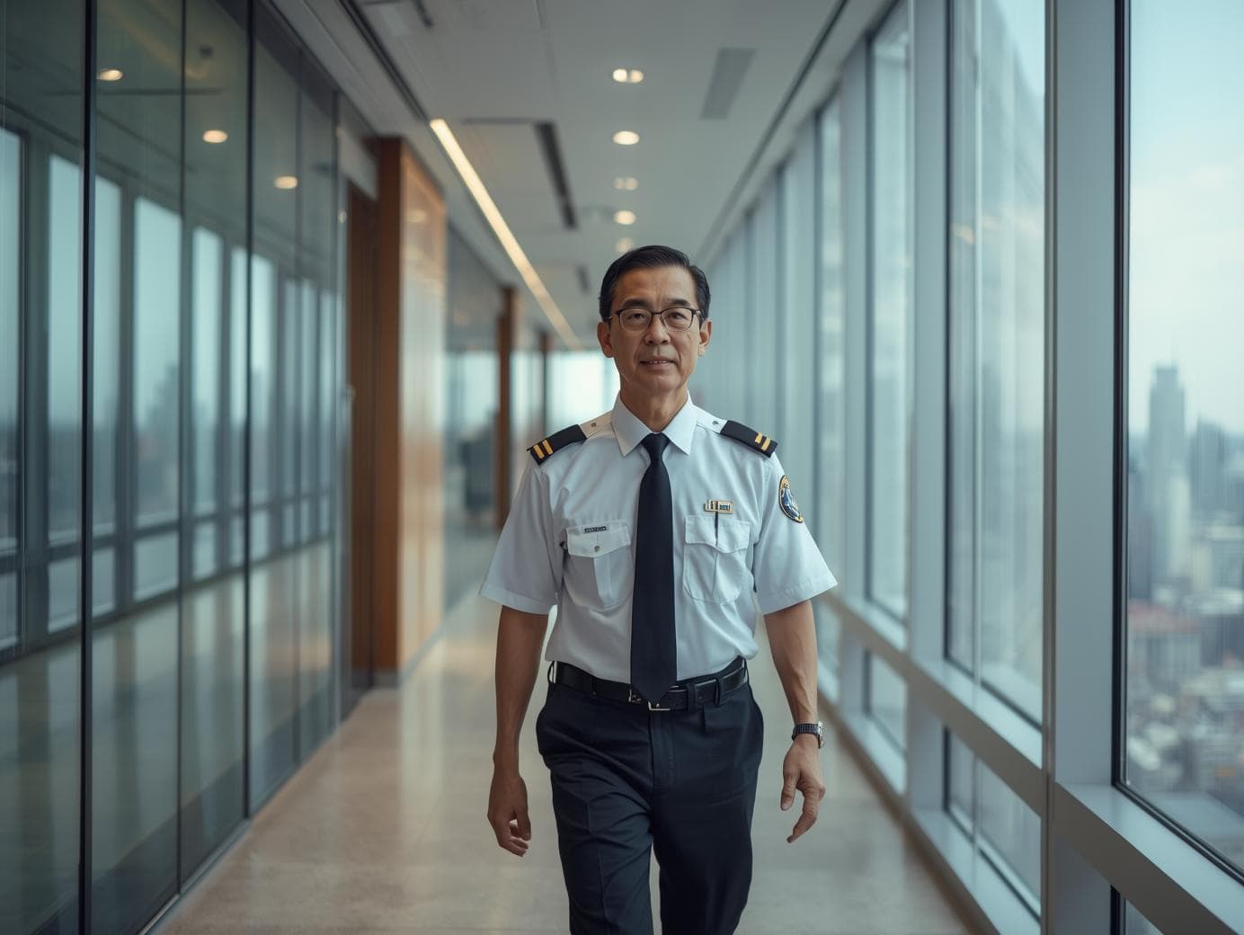 出版社オフィスビルの施設警備 1