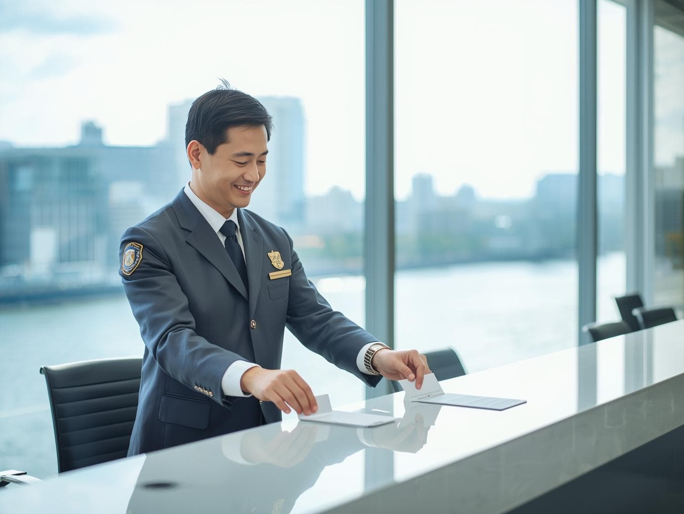 オフィスビルの施設警備 1