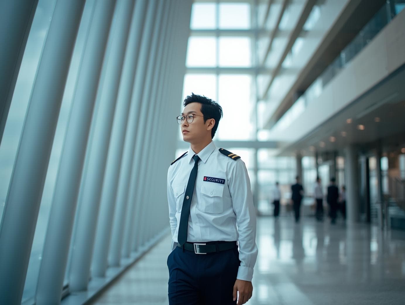 超高層オフィスビルの施設警備 1