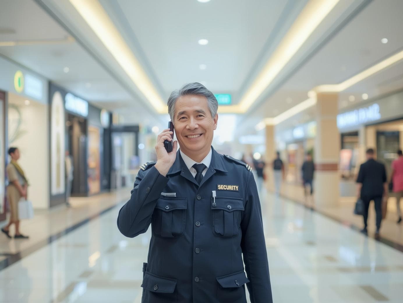 品川エキナカ商業施設の施設警備 1