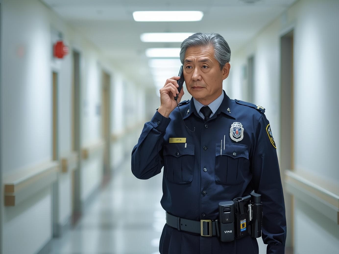 病院の施設警備 1