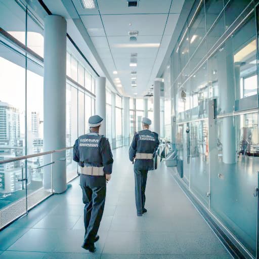 イオンモール神戸北の施設警備 2